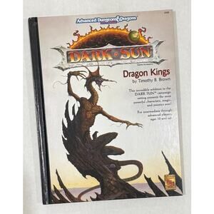 Dragon Kings by Timothy B. Brown (1992, Hardcover) DUNGEONS & DRAGONS PLAYBOOK